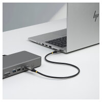 STARTECH.COM 50cm USB4 Kabel 80Gbps USB-IF-zertifiziertes USB-C Ladekabel 240W 8K 120Hz-4K 240Hz DP2.1monitorkabel Thunderbolt 4