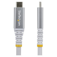STARTECH.COM 3m USB4 Kabel 20Gbps USB-IF-zertifiziertes USB-C Kabel 60W 4K 120Hz DP2.1monitorkabel TPE-Mantel Weiss