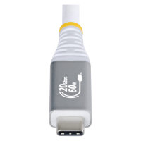 STARTECH.COM 3m USB4 Kabel 20Gbps USB-IF-zertifiziertes USB-C Kabel 60W 4K 120Hz DP2.1monitorkabel TPE-Mantel Weiss