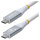 STARTECH.COM 3m USB4 Kabel 20Gbps USB-IF-zertifiziertes USB-C Kabel 60W 4K 120Hz DP2.1monitorkabel TPE-Mantel Weiss