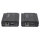 STARTECH.COM DisplayPort KVM Extender uber Glasfaser 4K60Hz Konsolen-Extender 300m Multimode 4K KVM Verlngerung LWL
