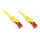 GoodConnections Patchkabel mit Rastnasenschutz, Cat. 6, S/FTP, PiMF, PVC, 250MHz, gelb, 0,25m,