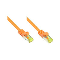 GoodConnections RJ45 Patchkabel mit Cat. 7 Rohkabel und...