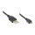 GoodConnections Anschlusskabel USB 2.0 Stecker A an Stecker Micro B, schwarz, 5m,