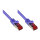 GoodConnections Patchkabel mit Rastnasenschutz, Cat. 6, S/FTP, PiMF, PVC, 250MHz, violett, 0,5m,