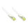 GoodConnections RJ45 Patchkabel mit Cat. 7 Rohkabel und Rastnasenschutz (), S/FTP, PiMF, halogenfrei, 500MHz, OFC, weiß, 2m,