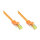 GoodConnections RJ45 Patchkabel mit Cat. 7 Rohkabel und Rastnasenschutz (), S/FTP, PiMF, halogenfrei, 500MHz, OFC, orange, 5m,