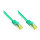 GoodConnections RJ45 Patchkabel mit Cat. 7 Rohkabel und Rastnasenschutz (), S/FTP, PiMF, halogenfrei, 500MHz, OFC, grün, 10m,