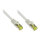 GoodConnections RJ45 Patchkabel mit Cat. 7 Rohkabel und Rastnasenschutz (), S/FTP, PiMF, halogenfrei, 500MHz, OFC, grau, 7,5m,