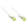 GoodConnections RJ45 Patchkabel mit Cat. 7 Rohkabel und Rastnasenschutz (), S/FTP, PiMF, halogenfrei, 500MHz, OFC, weiß, 20m,