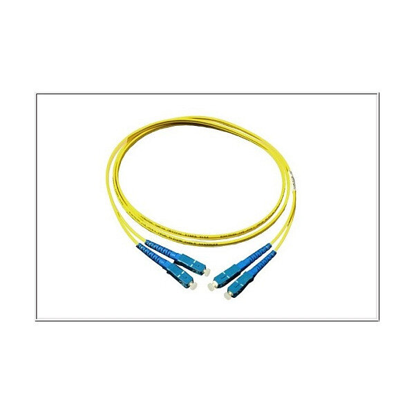 GoodConnections Patchkabel LWL Duplex OS2 (Singlemode, 9/125) SC/SC, LSZH, austauschbare Polarität, 1m,