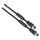GoodConnections TV Antennenkabel, Koax Stecker an Koax Buchse (vernickelt), 2x Ferritkern, 2x geschirmt, Class A, 95 dB, 75 Ohm, CCS, schwarz, 3m,