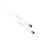 GoodConnections TV Antennenkabel, Koax Stecker an Koax Buchse (vernickelt), 2x Ferritkern, 2x geschirmt, Class A, 95 dB, 75 Ohm, CCS, weiß, 5m,