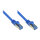 GoodConnections Patchkabel mit Rastnasenschutz, Cat. 6A, S/FTP, PiMF, halogenfrei, 500MHz, blau, 3m,