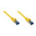 GoodConnections Patchkabel mit Rastnasenschutz, Cat. 6A, S/FTP, PiMF, halogenfrei, 500MHz, gelb, 7,5m,