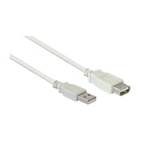 Verlängerungskabel USB 2.0 Stecker A an Buchse A,...
