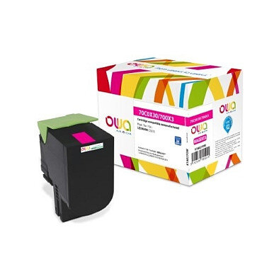 OWA Toner kompatibel zu LEXMARK 70C0X30 magenta (4.000 S.)