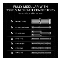 850W Corsair Netzteil SF850 Modular SFX 850W (80+Platin)