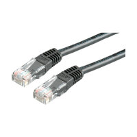 VALUE Patchkabel Kat.6 Class E UTP schwarz 3m