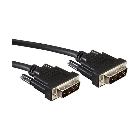 VALUE Monitorkabel DVI DVI ST-ST 24+1 dual link 3m