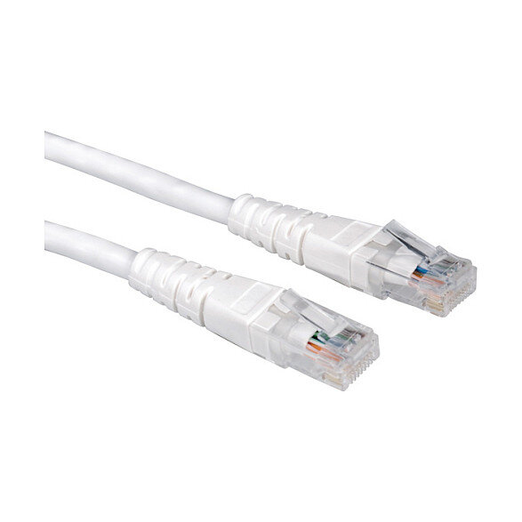 VALUE Patchkabel Kat.6 Class E UTP weiss 5m