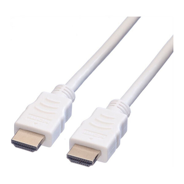 VALUE HDMI High Speed Kabel mit Ethernet, wei, 1,5 m