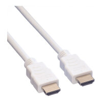 VALUE HDMI High Speed Kabel mit Ethernet, wei, 1,5 m