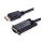 VALUE Kabel DisplayPort-VGA, DP ST - VGA ST, schwarz, 1 m