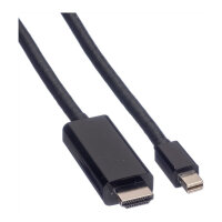 VALUE Mini DisplayPort Kabel, Mini DP-UHDTV, ST/ST,...