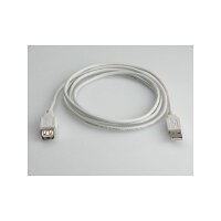 VALUE USB 2.0 Verlngerungskabel, Typ A-A, ST/BU, wei, 1,8 m