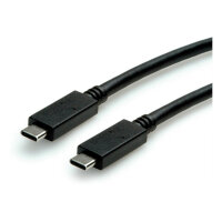 VALUE USB 3.2 Gen 2 Kabel, C-C, ST/ST, 4K UHD-1, 10Gbit/s, Emark, 100W, wei, 1 m