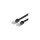 VALUE Patchkabel Kat.6 Class E UTP extra-flach schwarz 1,5m