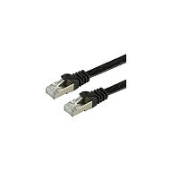 VALUE Patchkabel Kat.6 Class E FTP extra-flach schwarz 1,5m