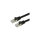 VALUE Patchkabel Kat.6 Class E FTP extra-flach schwarz 1,5m