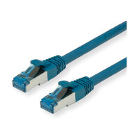 VALUE Patchkabel Kat.6A Class EA S/FTP PiMF LSOH blau 1m