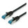 VALUE Patchkabel Cat.6A (Class EA) S/FTP (PiMF), LSOH, schwarz, 0,3 m