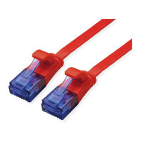 VALUE Patchkabel Cat.6A (Class EA) UTP, extra-flach, rot,...