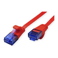 VALUE Patchkabel Cat.6A (Class EA) UTP, extra-flach, rot,...