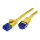 VALUE Patchkabel Cat.6A (Class EA) UTP, extra-flach, gelb, 1 m