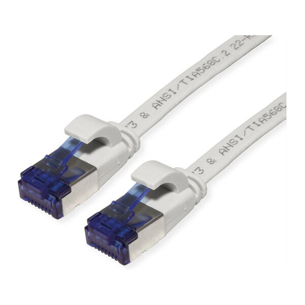 VALUE Patchkabel Cat.6A (Class EA) FTP, extra-flach, grau, 5 m