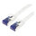 VALUE Patchkabel Cat.6A (Class EA) FTP, extra-flach, wei, 1,5 m