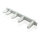 VALUE 48,26cm 19Zoll-Frontplatte 1HE mit 5 Kabelsen grau
