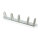 VALUE 48,26cm 19Zoll-Frontplatte 1HE mit 5 Kabelsen grau