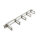 VALUE 19-Zoll-Frontplatte, 5 Kabelsen Typ C, Kabeldurchfhrung, grau