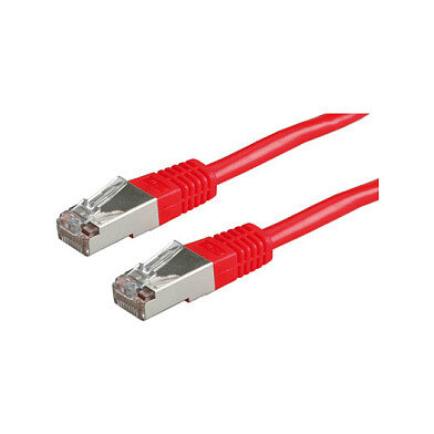 VALUE Patchkabel Kat.6 Class E S/FTP PiMF rot 0,5m