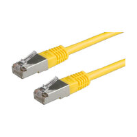 VALUE Patchkabel Kat.6 Class E S/FTP PiMF gelb 3m