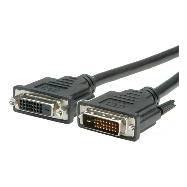 VALUE Verlngerungskabel DVI DVI ST-BU 24+1 dual link 1m