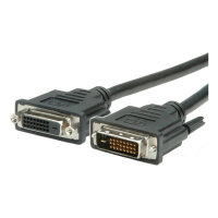 VALUE Verlngerungskabel DVI DVI ST-BU 24+1 dual link 1m