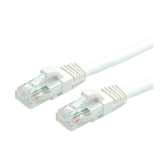 VALUE Patchkabel Kat.6 Class E UTP LSOH weiss 0,5m
