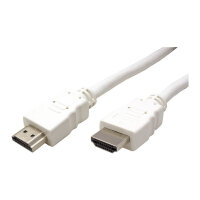 VALUE HDMI High Speed Kabel mit Ethernet, wei, 7,5 m
